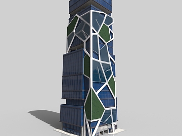 工业LOFT建筑及户外3D模型下载