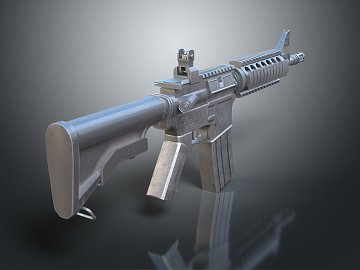 现代武器装备3D模型下载