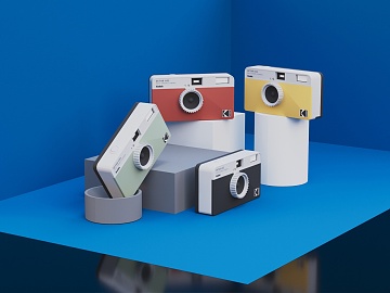 现代数码照相机3D模型下载
