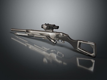 现代狙击步枪3D模型下载