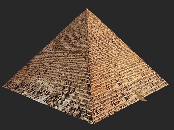 现代埃及金字塔3D模型下载