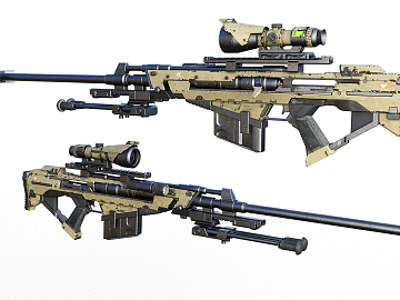 现代军火武器3D模型下载
