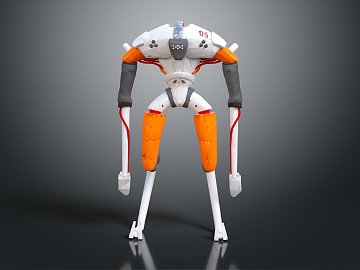 现代智能机器人3D模型下载