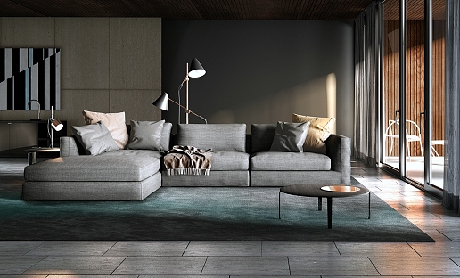 现代沙发产品效果图